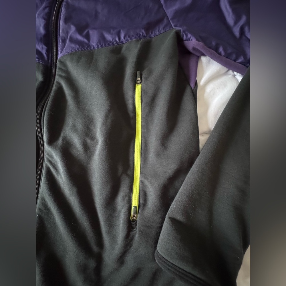Nike Windbreaker Unisex Purp Black Size M - Picture 7 of 10